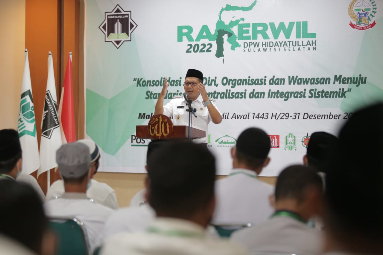 Hadiri Rakerwil DPW Hidayatullah Sulsel, Wali Kota Makassar: Perlunya Perkuatan Ummat 